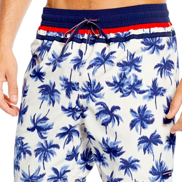 Tommy Hilfiger Other - Calavera Palm-Print Swim Trunks